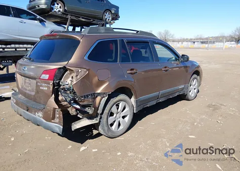 2011 Subaru Outback 2.5I Premium from USA, damaged, VIN 4S4BRBCC2B3395506